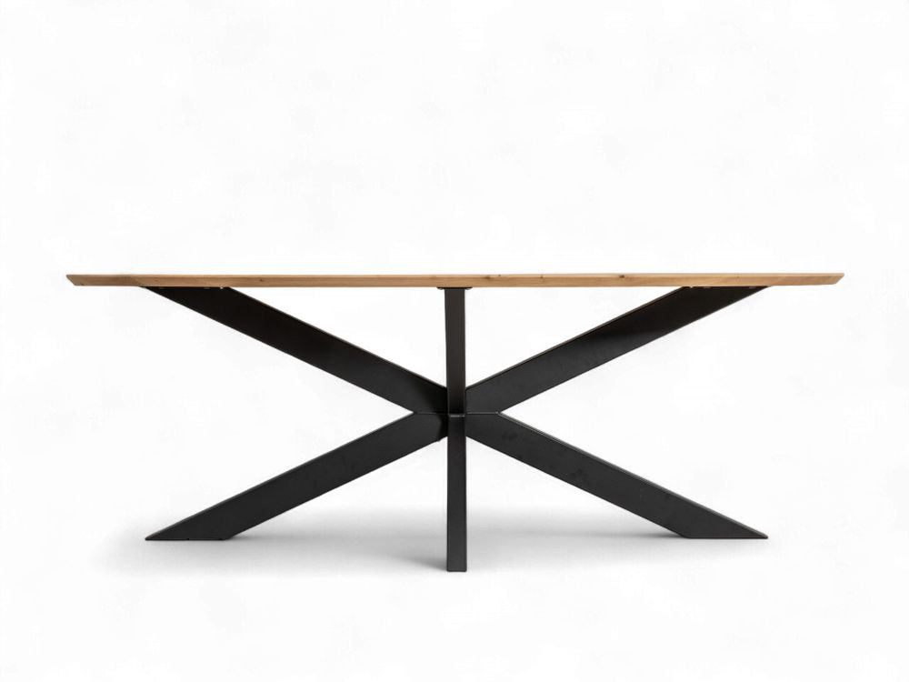 Eetkamertafel Joep/Matrix - Eiken/Zwart C-VDD-2-TFL-281