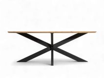 Eetkamertafel Joep/Matrix - Eiken/Zwart C-VDD-2-TFL-281