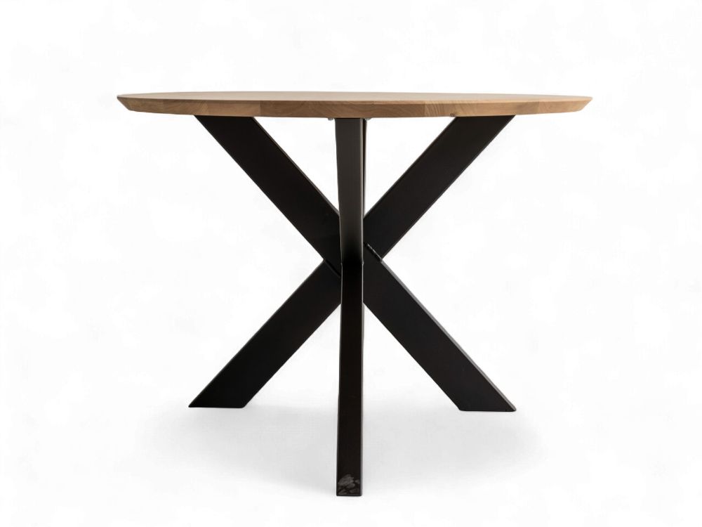 Eetkamertafel Joep/Matrix - Eiken/Zwart C-VDD-2-TFL-281