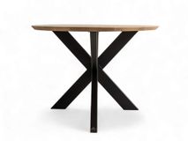 Eetkamertafel Joep/Matrix - Eiken/Zwart C-VDD-2-TFL-281