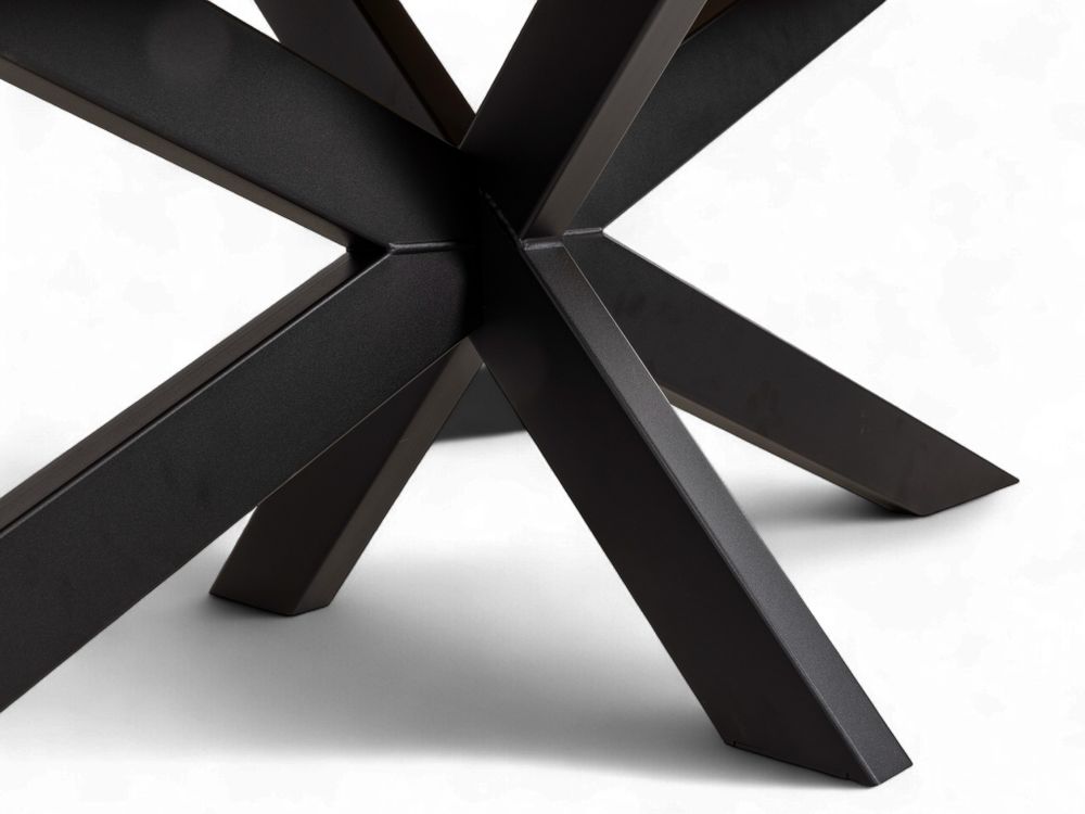 Eetkamertafel Joep/Matrix - Eiken/Zwart C-VDD-2-TFL-281