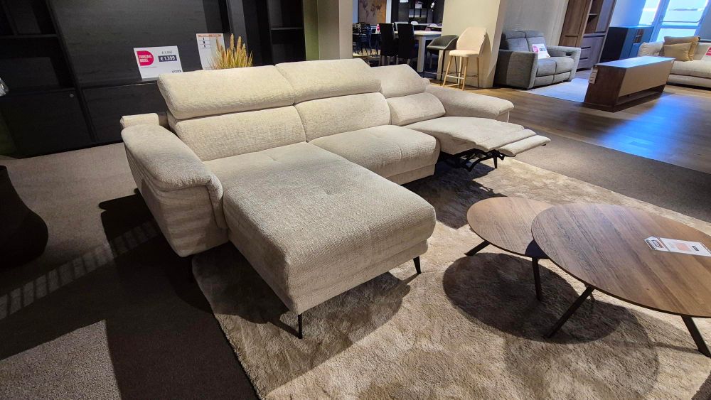 Hoeksalon LENON - Lichtgrijs C-PLD-16-HKS2