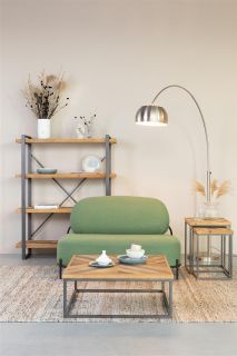 Vloerlamp METAL BOW - Zwart ZVR 5100030