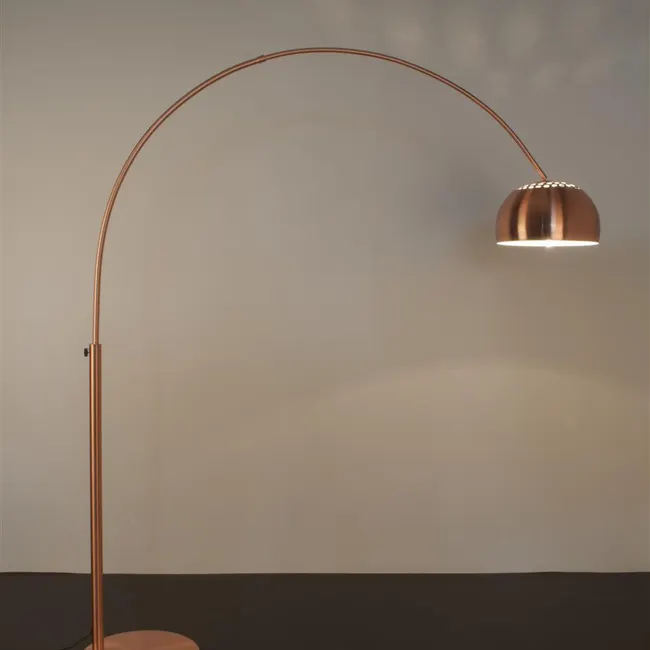 Vloerlamp METAL BOW - Zilver