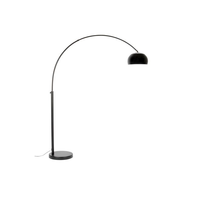 Vloerlamp METAL BOW - Zilver