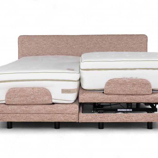 Elektrische boxspring IRIS - Roze