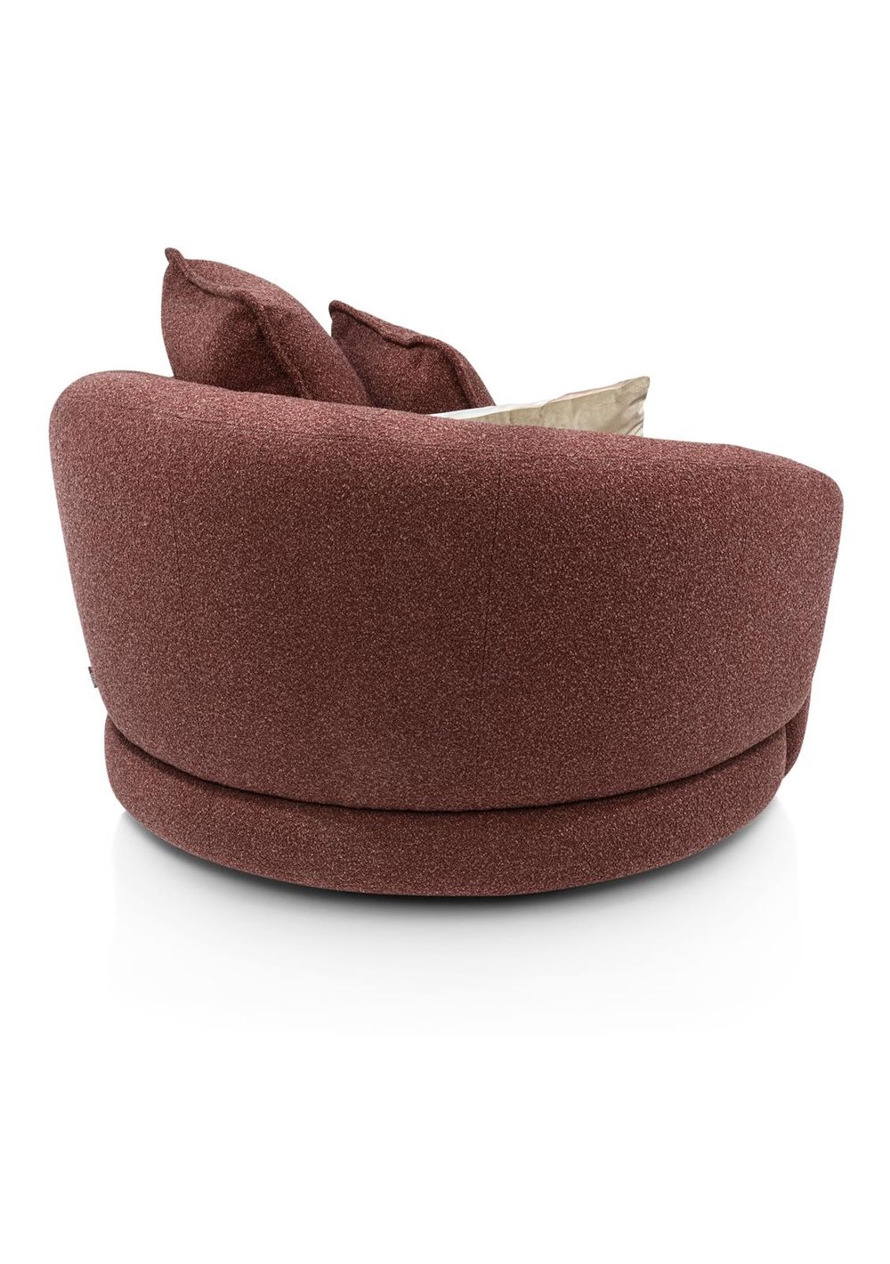 Draaifauteuil met poef CERVOS - Koper C-XOO-356-TZ