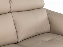 2-zit OAKLAND - Leder beige NIC-6-000005-CB-TF352