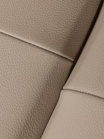 2-zit met elektr. relaxen OAKLAND - Leder beige C-NIC-6-HKS1