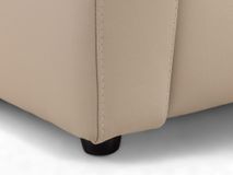 2-zit met elektr. relaxen OAKLAND - Leder beige C-NIC-6-HKS1