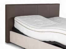 Elektrische boxspring LILY - Leder Namibo moro / s C-RCB-81-BEDTZ