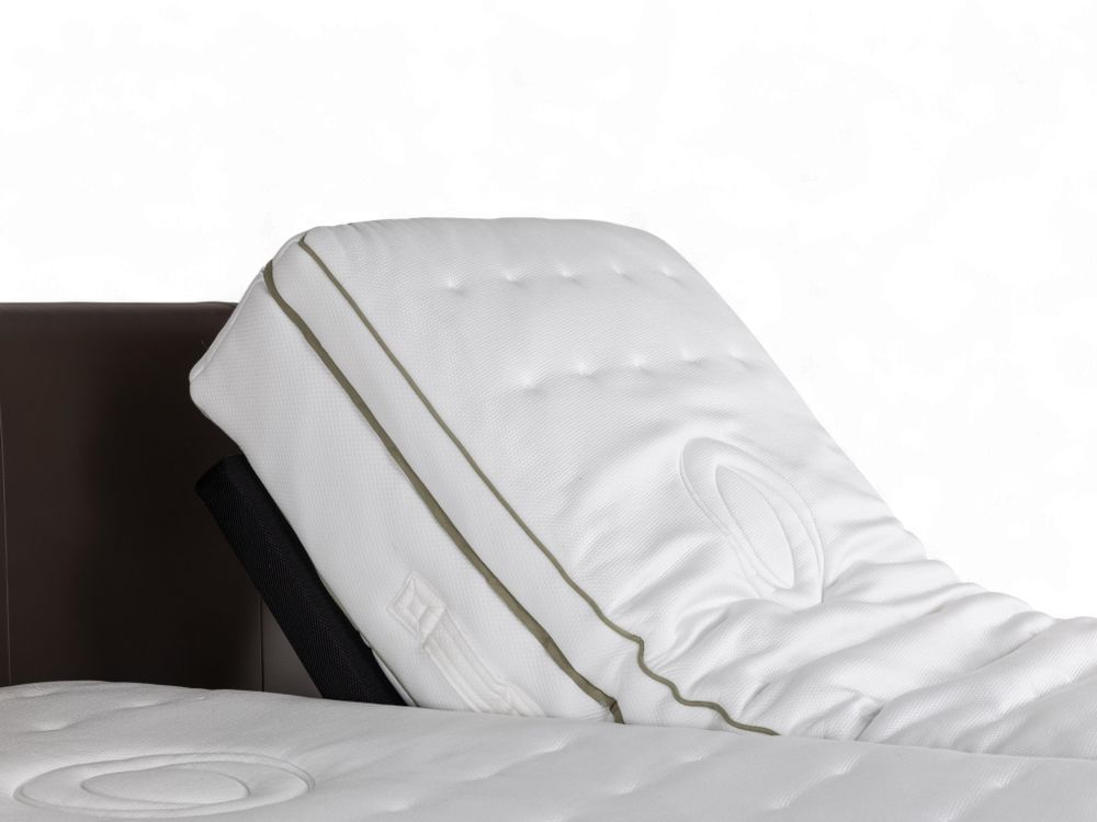 Elektrische boxspring LILY - Leder Namibo moro / s C-RCB-81-BEDTZ