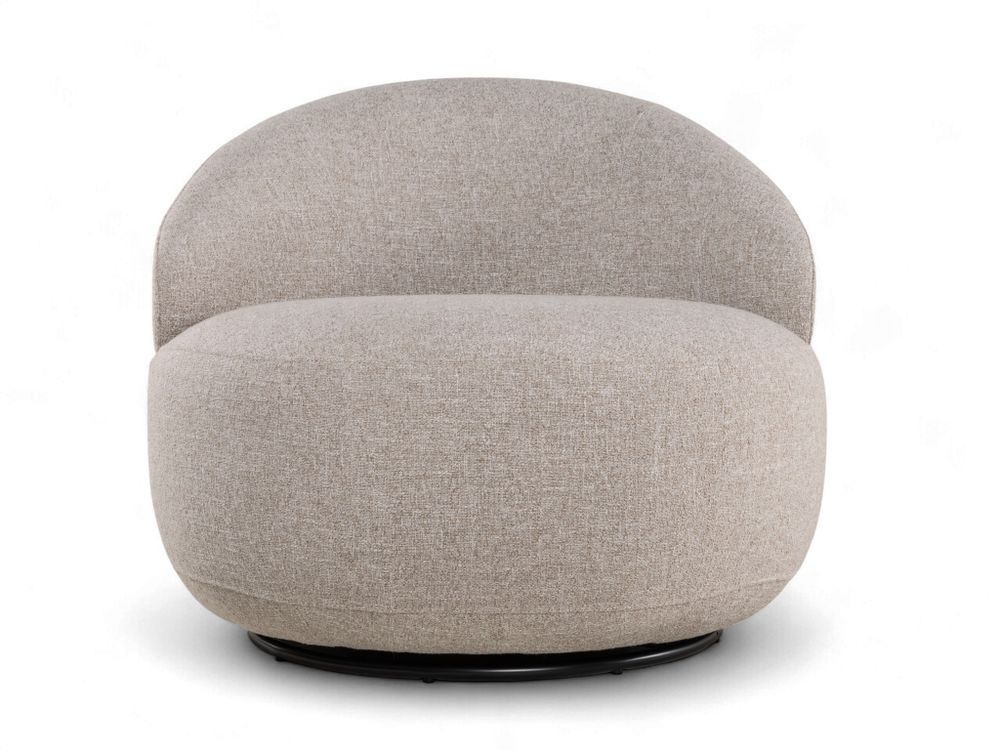 Draaifauteuil PEBBLE - Lichtgrijs KUK-5-000001-C-N
