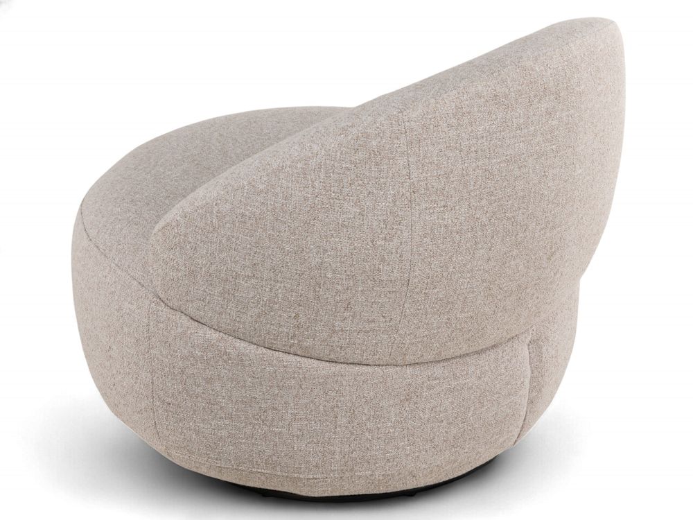 Draaifauteuil PEBBLE - Lichtgrijs KUK-5-000001-C-N