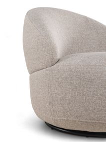 Draaifauteuil PEBBLE - Lichtgrijs KUK-5-000001-C-N