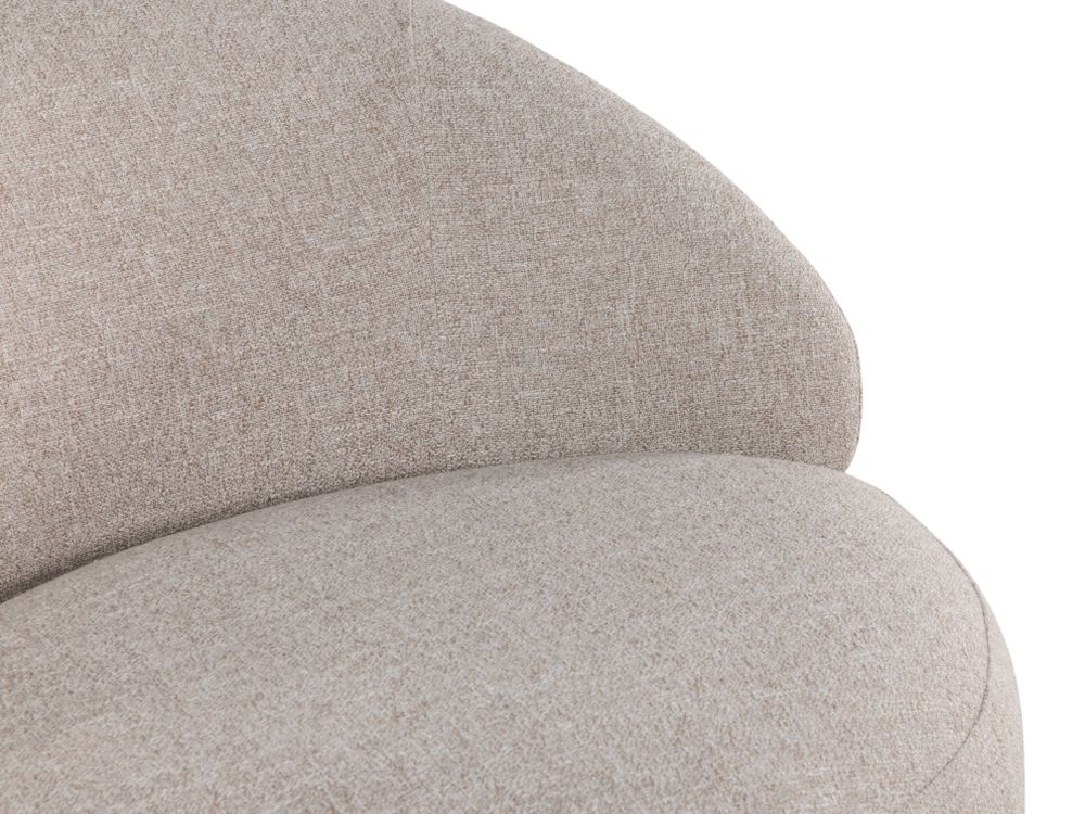 Draaifauteuil PEBBLE - Lichtgrijs KUK-5-000001-C-N