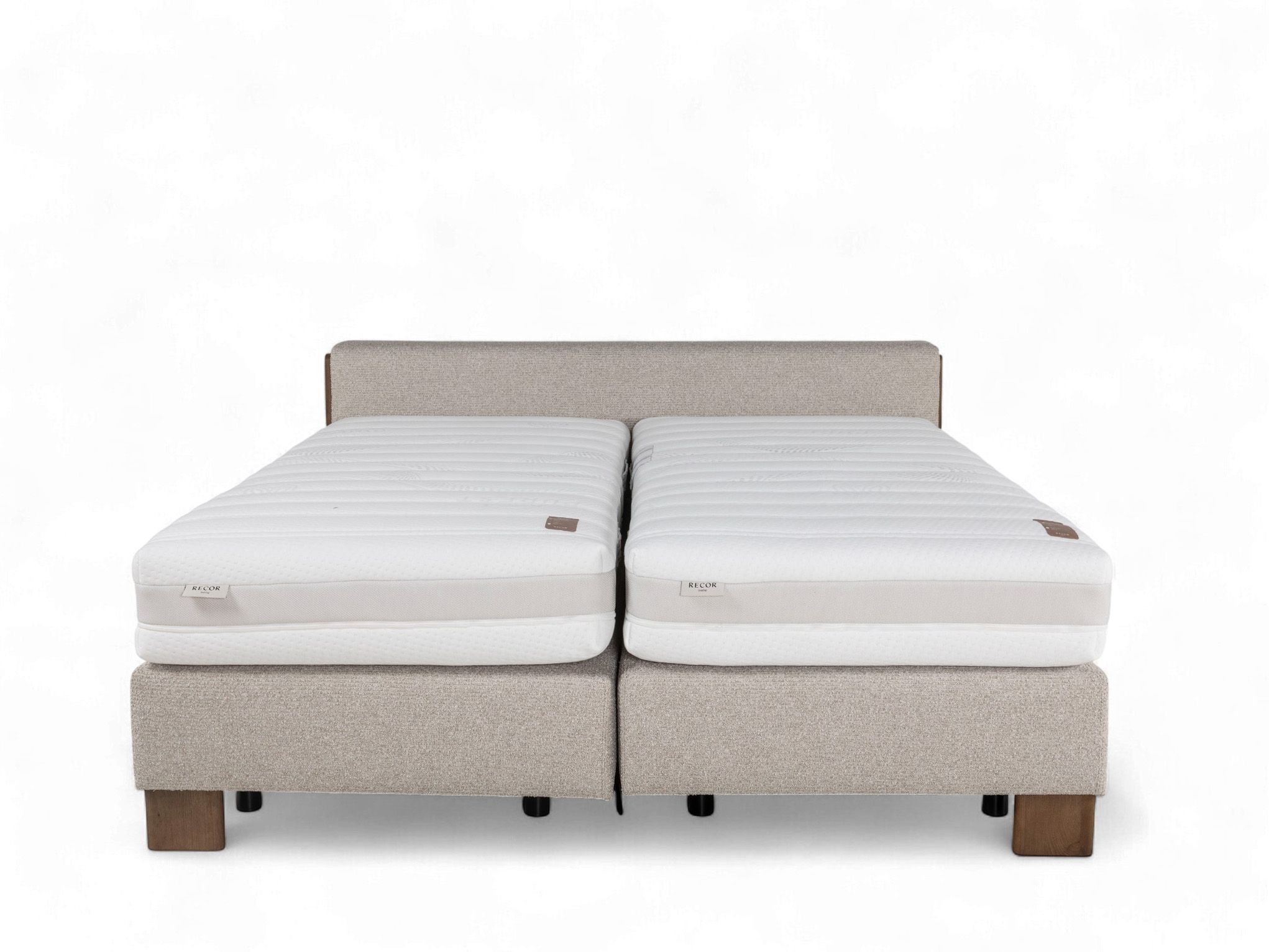 Boxspring CEDAR - Eik tabak / Beige
