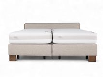 Boxspring CEDAR - Eik tabak / Beige C-RCB-77-BOXVLAKTZ
