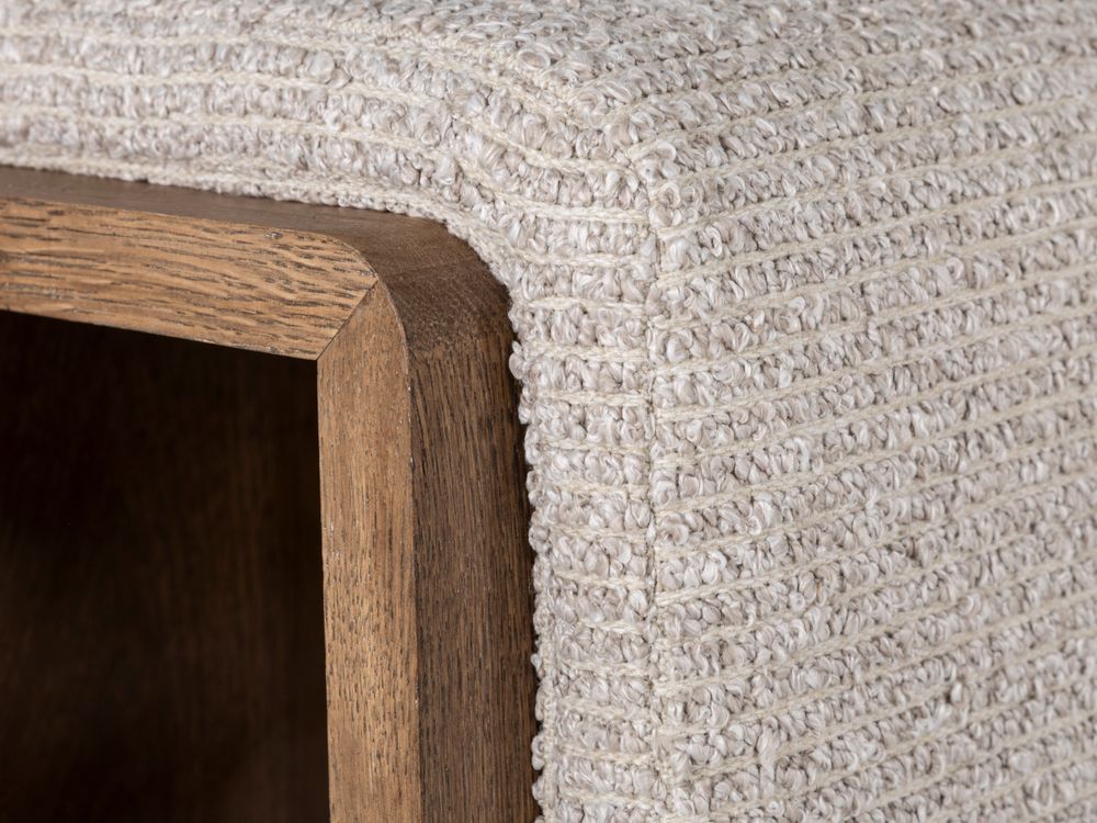 Boxspring CEDAR - Eik tabak / Beige C-RCB-77-BOXVLAKTZ