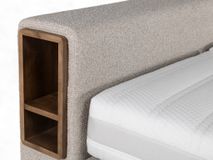 Boxspring CEDAR - Eik tabak / Beige C-RCB-77-BOXVLAKTZ