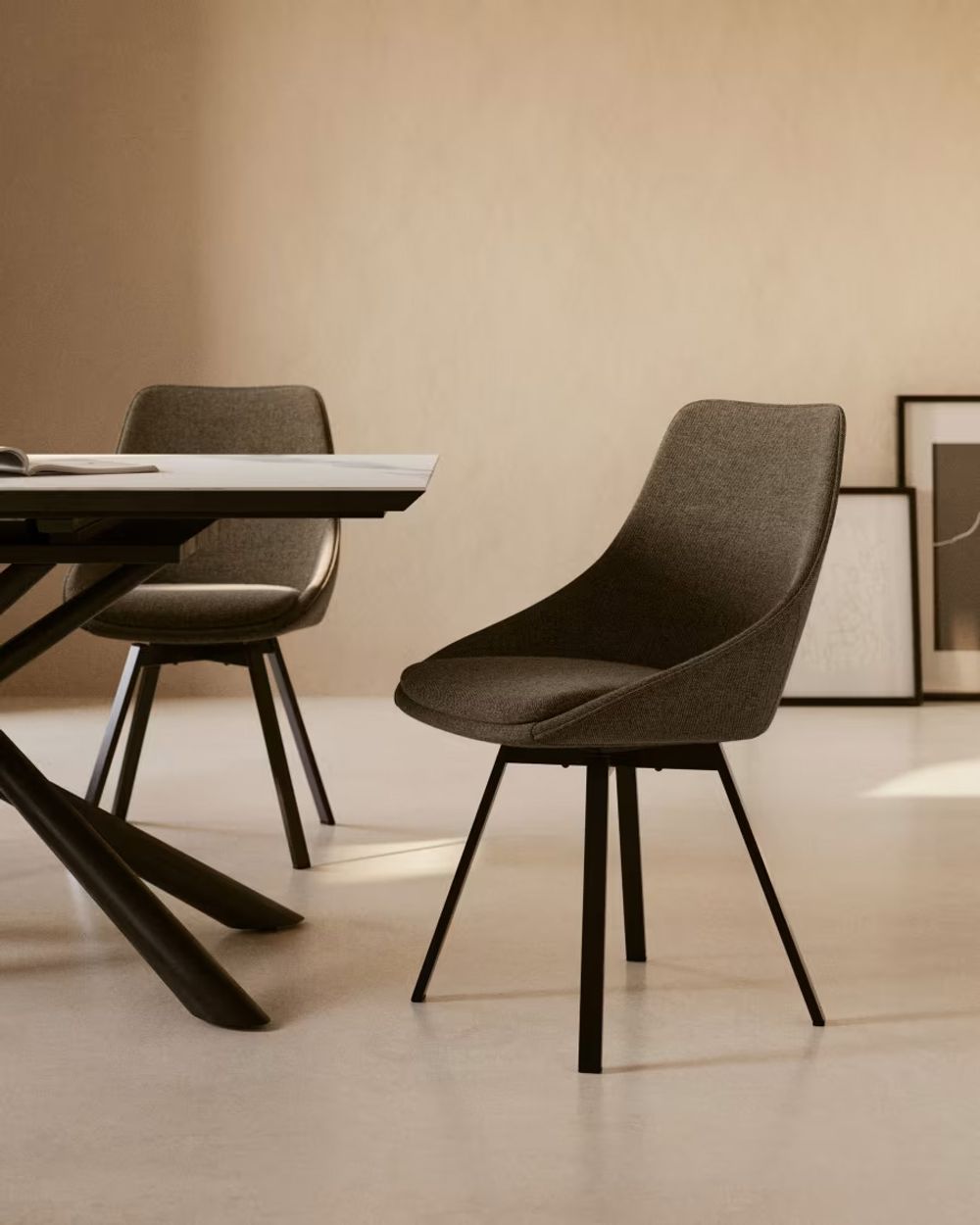 Draaistoel JENNA - Donkergrijs KAV CC1154PK15