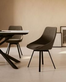 Draaistoel JENNA - Donkergrijs KAV CC1154PK15