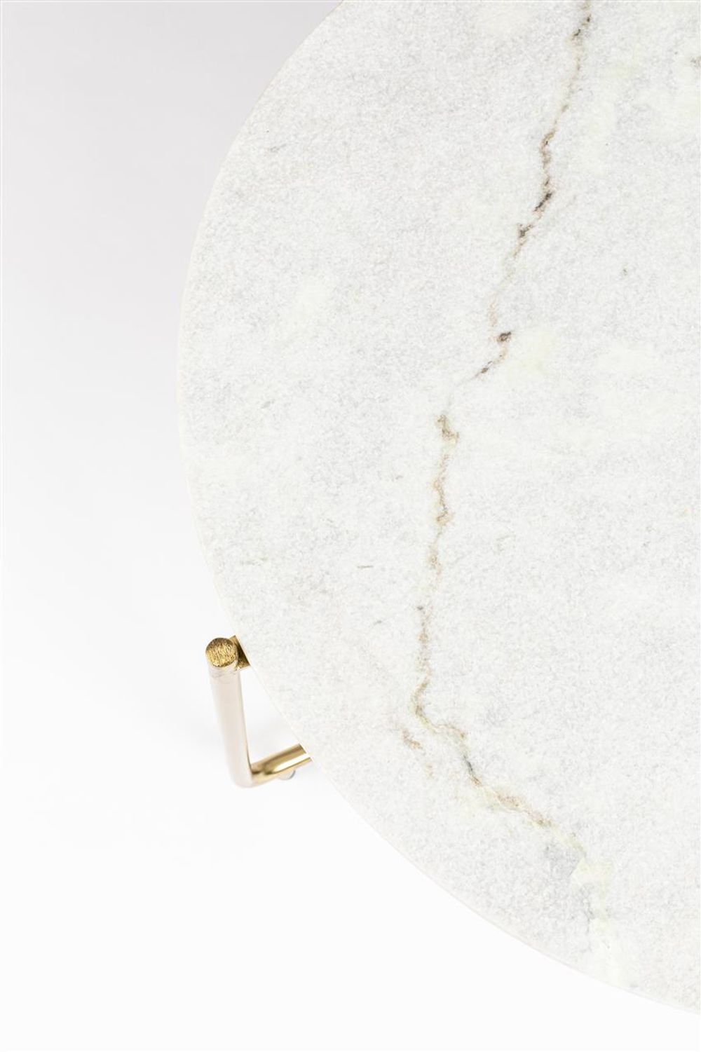 Salontafel TIMPA - Wit marmer / Goud ZVR 2300231