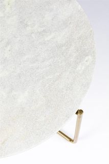 Salontafel TIMPA - Wit marmer / Goud ZVR 2300231