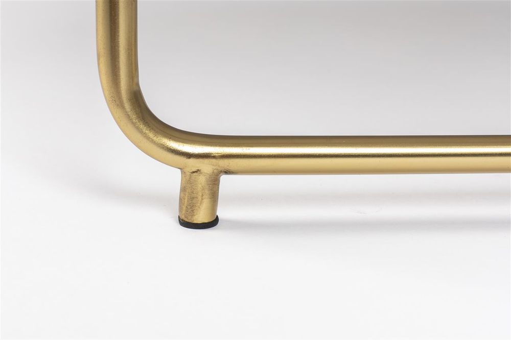 Salontafel TIMPA - Wit marmer / Goud ZVR 2300231