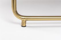 Salontafel TIMPA - Wit marmer / Goud ZVR 2300231