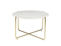 Salontafel TIMPA - Wit marmer / Goud ZVR 2300231