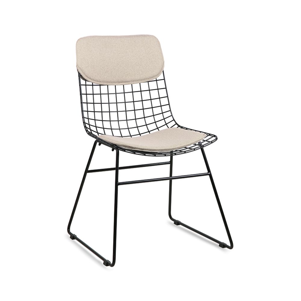 Stoelkussens Rug / Zit COMFORT KIT - Pebble HKI TOT4046