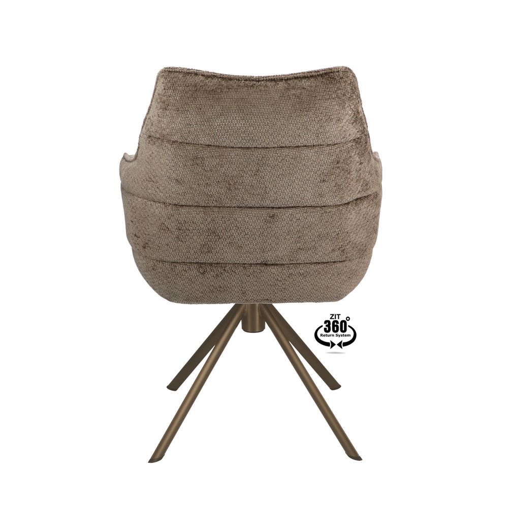 Draaibare armstoel MARO - Crème XLC-34-0000001