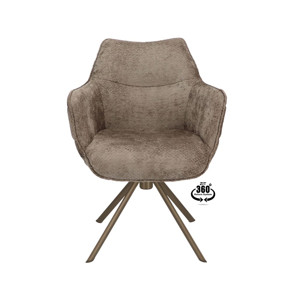 Draaibare armstoel MARO - Crème XLC-34-0000001