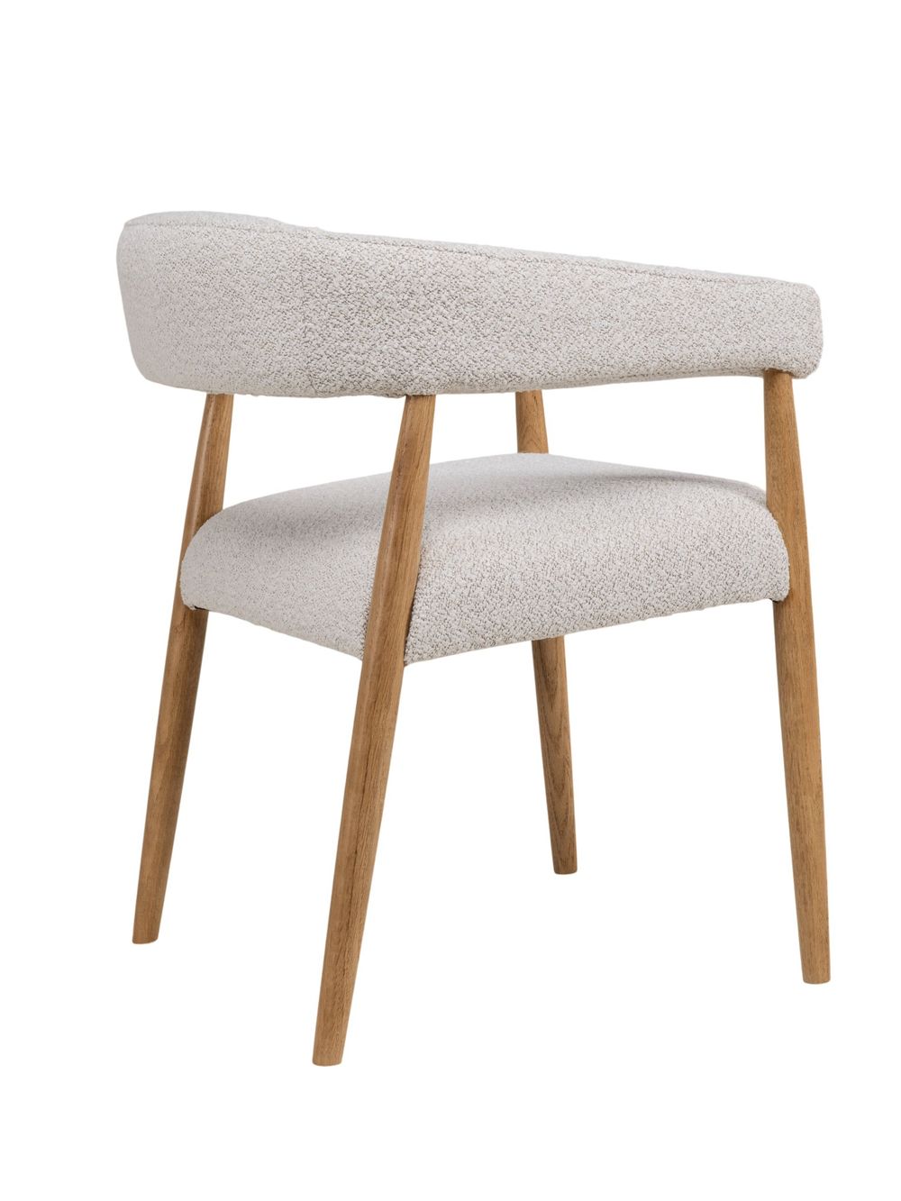 Armstoel AMOR - Mustard/Naturel hout DEZ-73-0000001