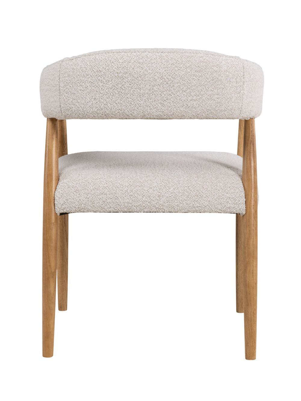 Armstoel AMOR - Mustard/Naturel hout DEZ-73-0000001