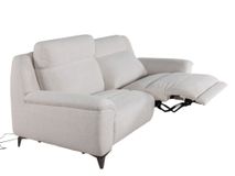 3-zit met 2 elektr. relaxen KAMIEL - Ecru HIM-50-000006-S-SE