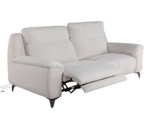 3-zit met 2 elektr. relaxen KAMIEL - Ecru HIM-50-000006-S-SE