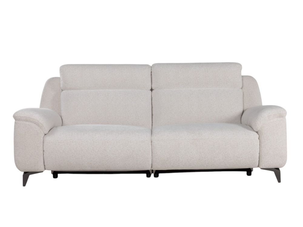 3-zit met 2 elektr. relaxen KAMIEL - Ecru HIM-50-000006-S-SE