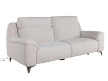 3-zit met 2 elektr. relaxen KAMIEL - Ecru HIM-50-000006-S-SE