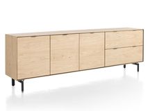 Dressoir, incl. poten ELEMENTS - Naturel / Zwart C-XOO-ELE-DR1