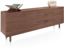 Dressoir 3 deuren + 3 laden BRIANZA - Walnoot XOO 52454-WAL