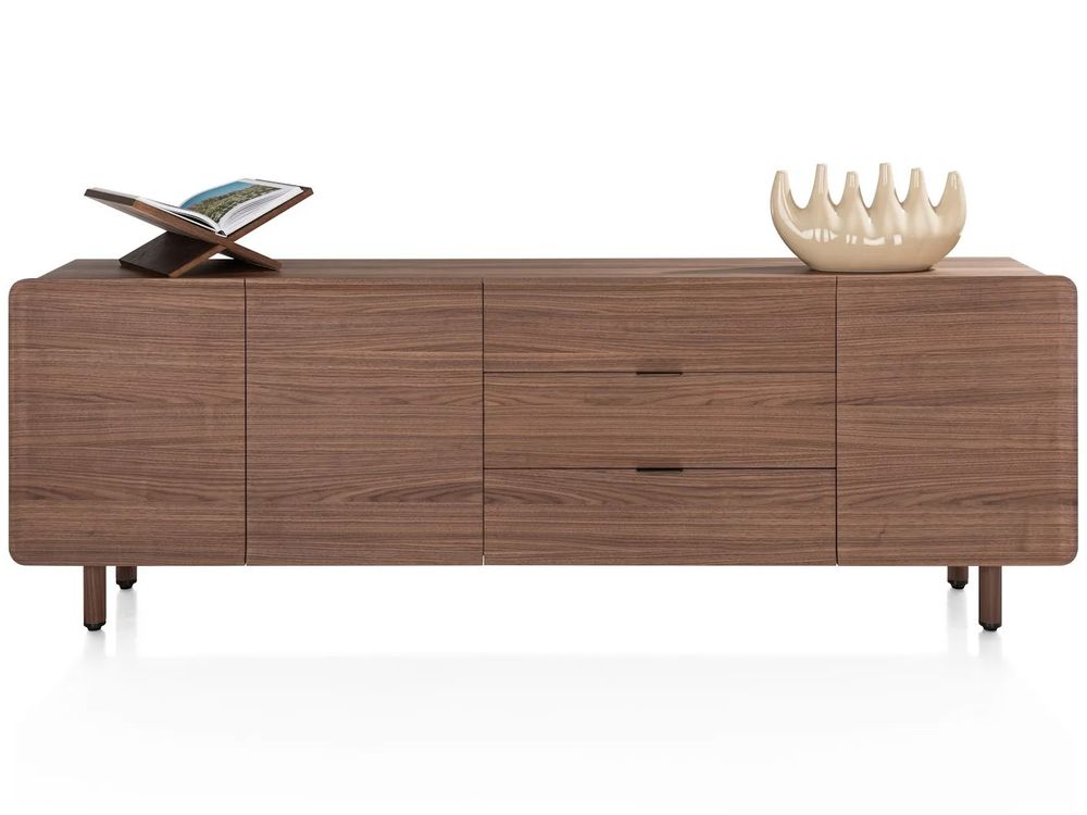 Dressoir 3 deuren + 3 laden BRIANZA - Walnoot XOO 52454-WAL