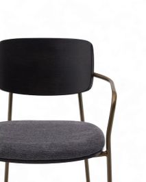 Stoel MAUREEN - Essenfineer / Grijs KAV CC6029KY15