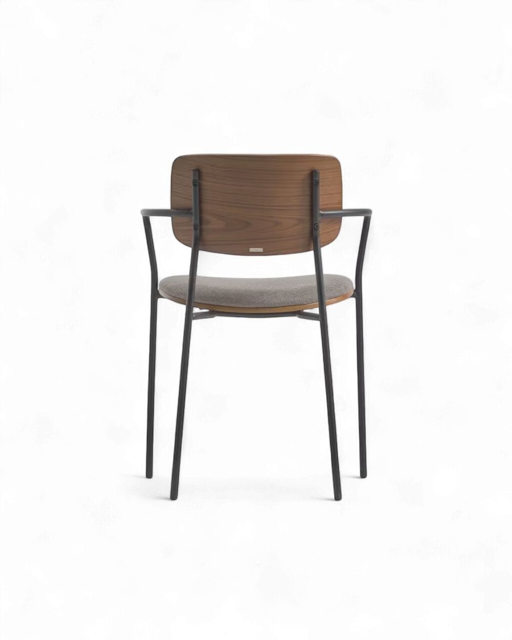 Stoel MAUREEN - Walnootfineer / Grijs KAV CC6028KY85