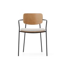 Stoel MAUREEN - Walnootfineer / Grijs KAV CC6028KY12