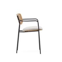 Stoel MAUREEN - Walnootfineer / Grijs KAV CC6028KY12