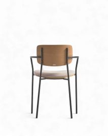 Stoel MAUREEN - Eikenfineer / Beige KAV CC6029KY12