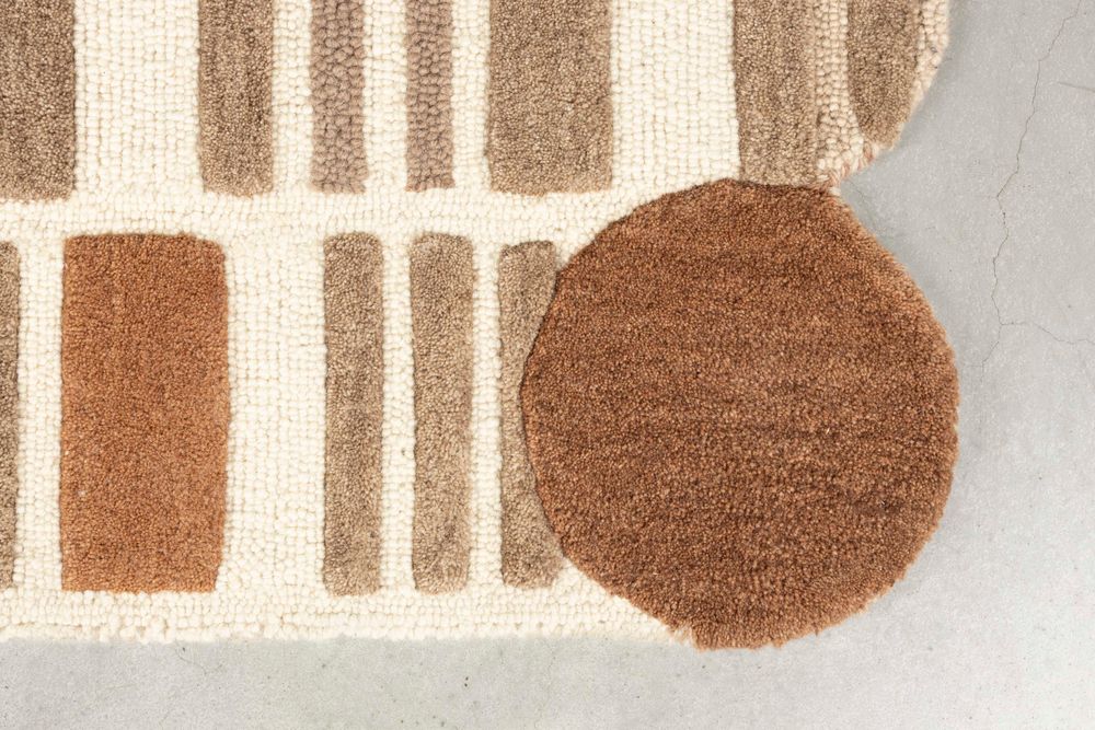 Tapijt MUNDRA - Beige/Bruin ZVR 6100151