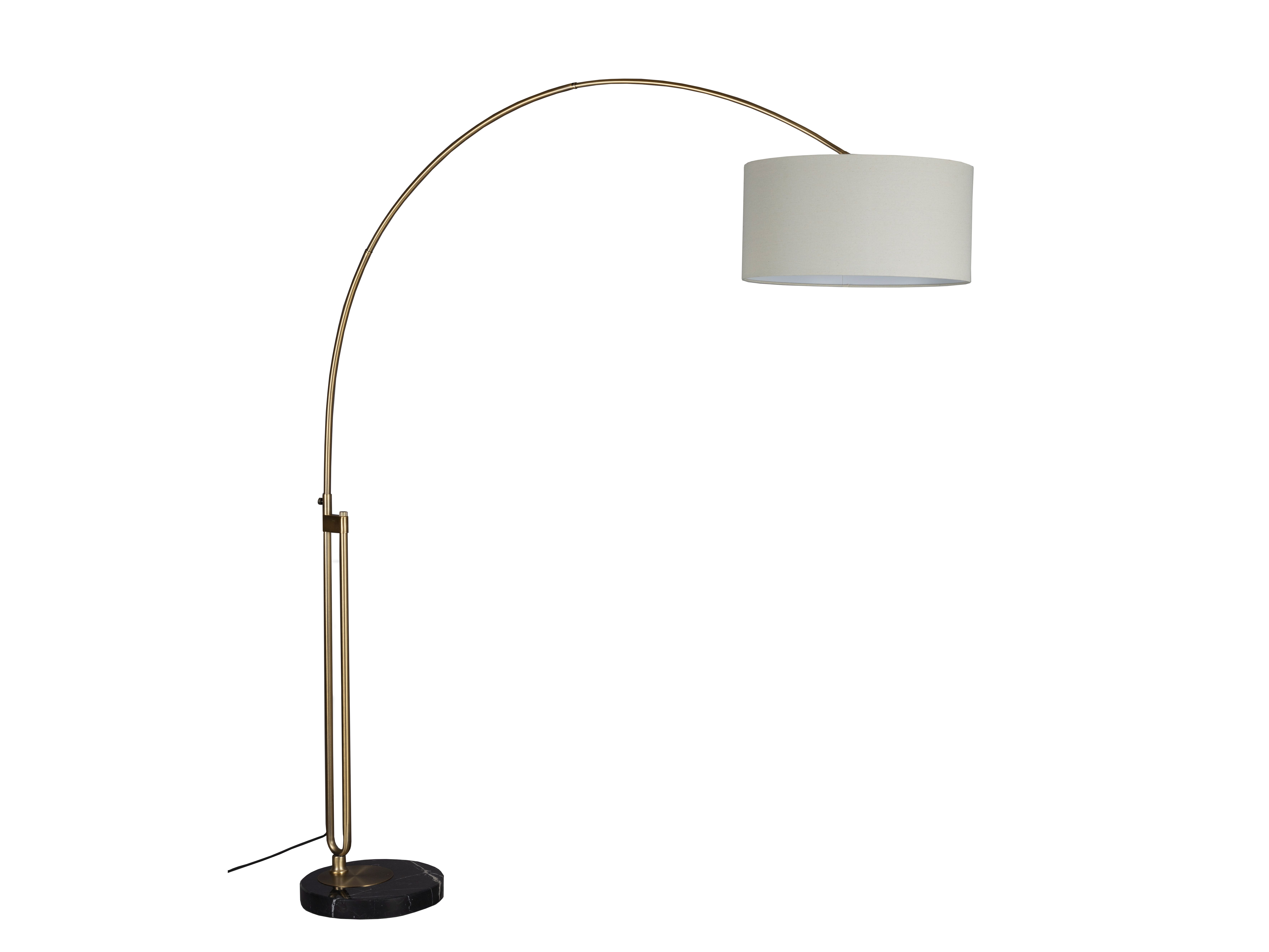 Vloerlamp ARCHIE - Goud / Marmer ZVR 1000124